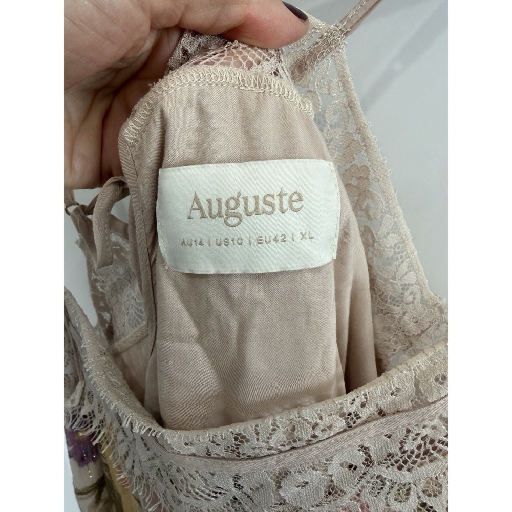 Auguste The Label - XL - Women's Lace Maxi Floral Dress - Picture 4 of 6